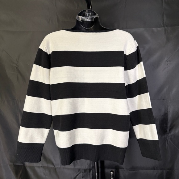 Ralph Lauren Monochrome Knit Top XL - Picture 6 of 9
